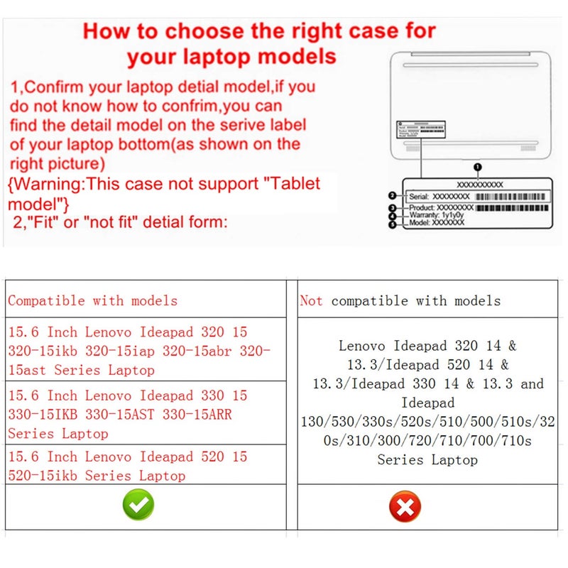 Alapmk Protective Case for Lenovo Ideapad 320 15 320-15ikb 320-15iap 320-15abr/Ideapad 330 15 330-15IKB 330-15AST/Ideapad 520 15 520-15ikb Laptop 15.6",Starry Night - Image 2